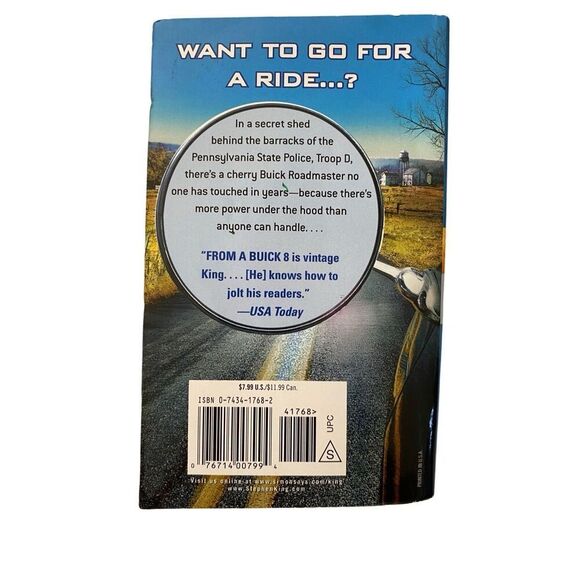 From A Buick8 By Steven King Paperback Book Horror Novel Thriller Suspense - Picture 2 of 13